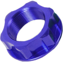 Zeta Steering Stem Nut & Bolt Blue M24X30-P1.5 H14