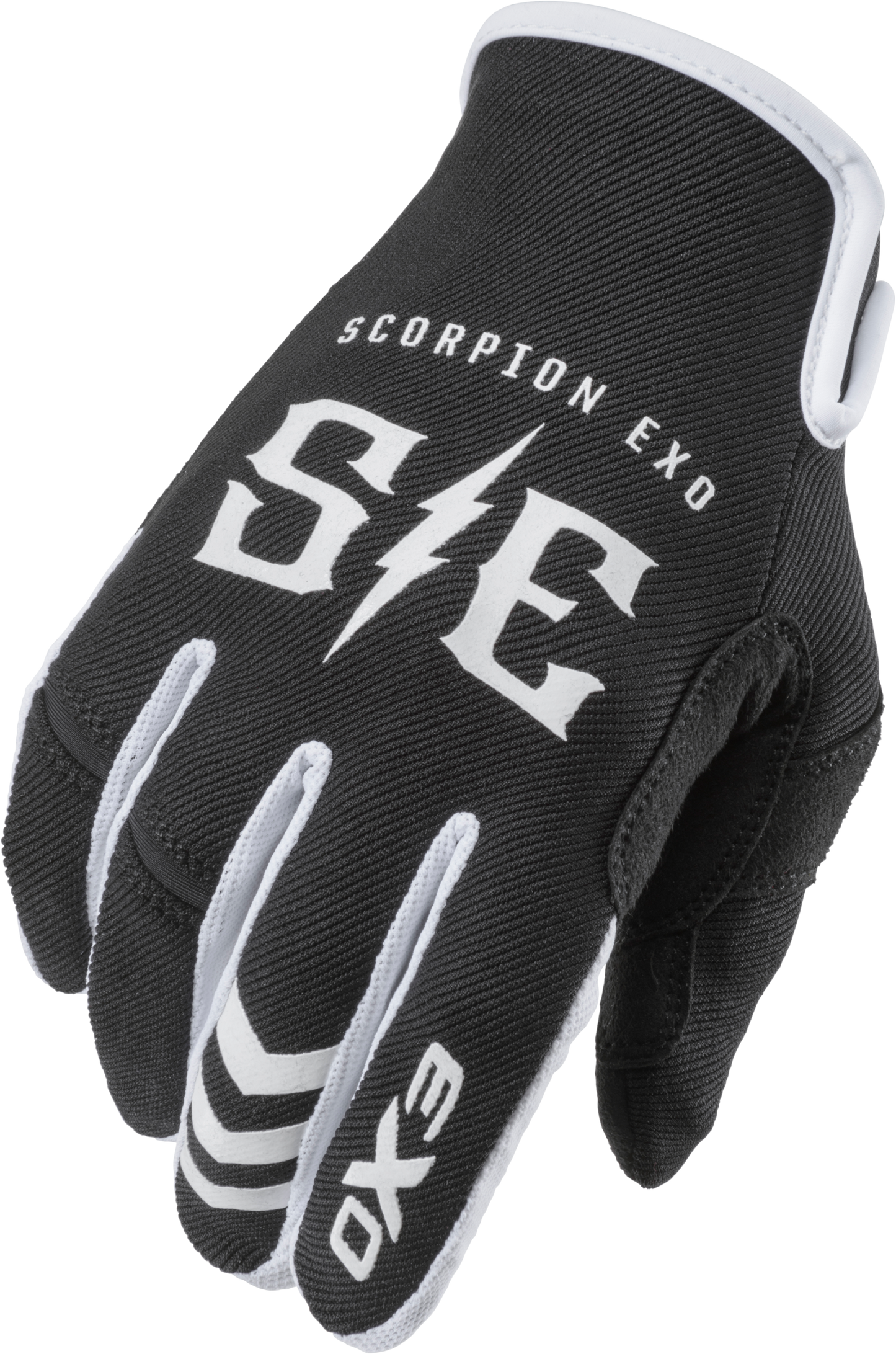 Scorpion Exo Air-Stretch Gloves Charge Black/White 2X