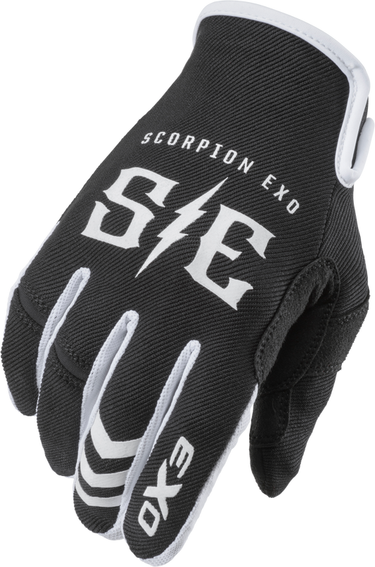 Scorpion Exo Air-Stretch Gloves Charge Black/White 2X