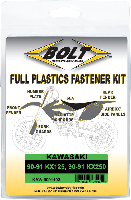 Bolt Full Plastic Fastener Kaw • #020-00606