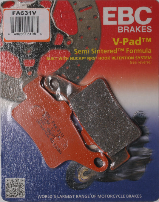 Ebc Brake Pads Fa631V Semi-Sintered V Series