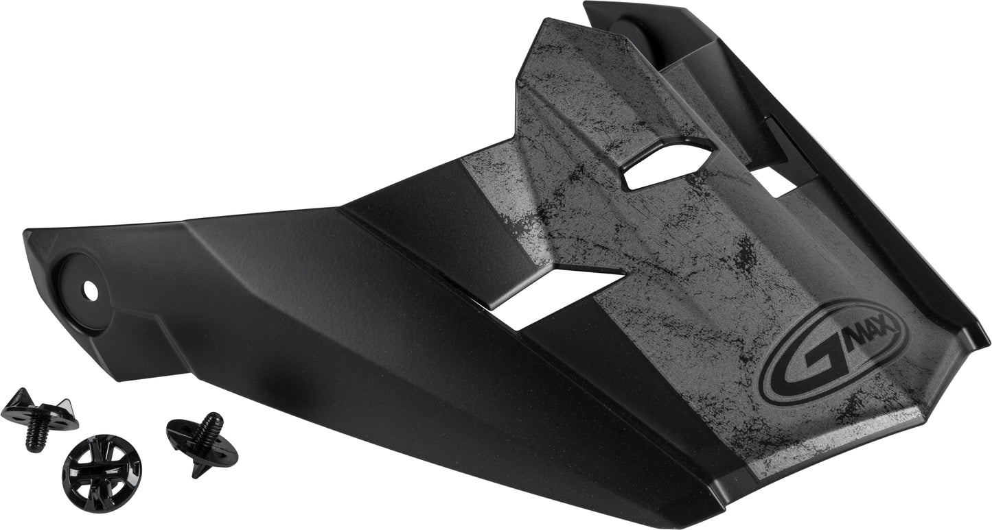 Gmax Visor W/Screws Dominant Mx-46 Matte Black/Grey Xs-Sm