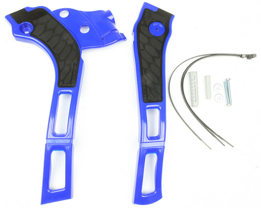 Acerbis X-Grip Frame Guard Blue/Black • #24647-41034