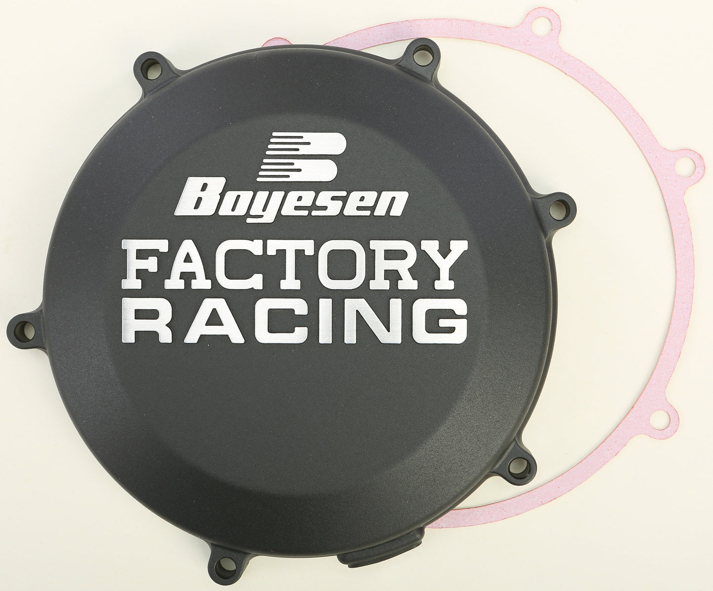 Boyesen Motorcycle Clutch Cover Black