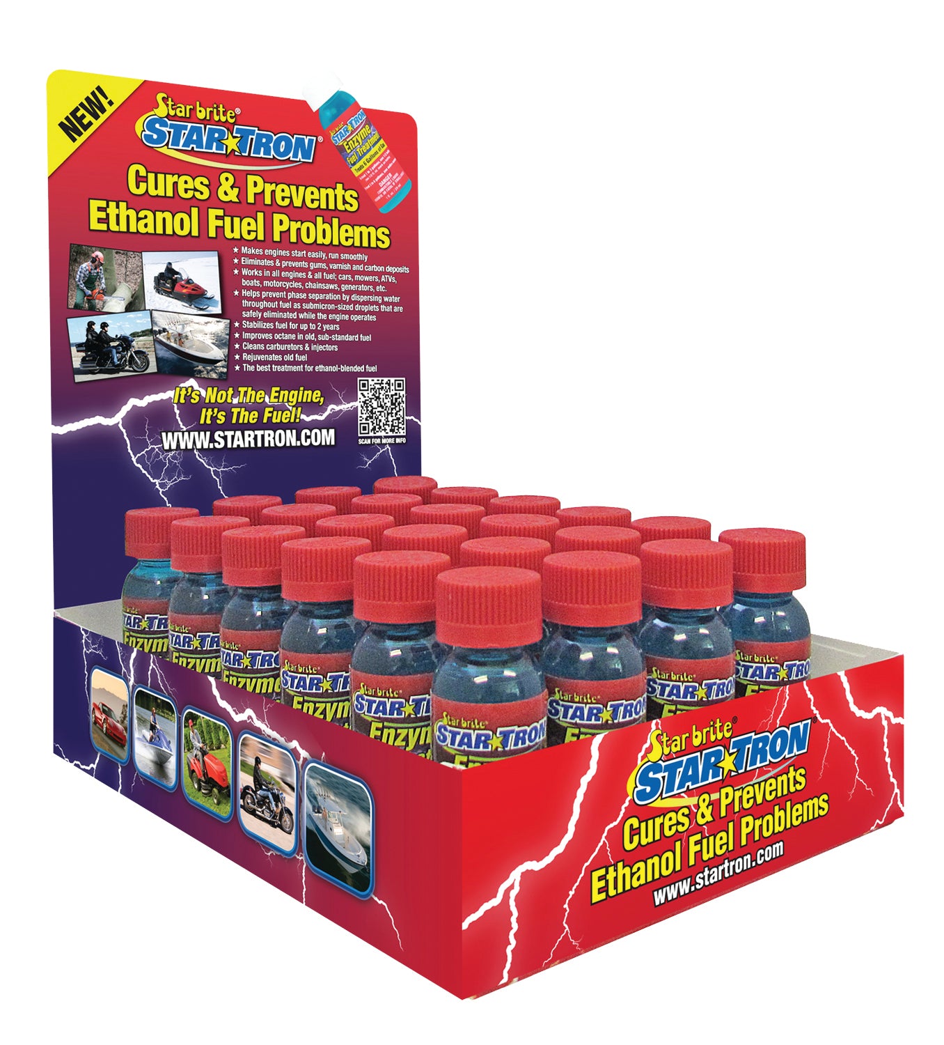 Star Brite Enzyme Fuel Treatment Display w/Product