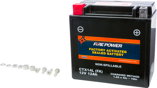Fire Power Battery Ctx14L Sealed Factory Activated