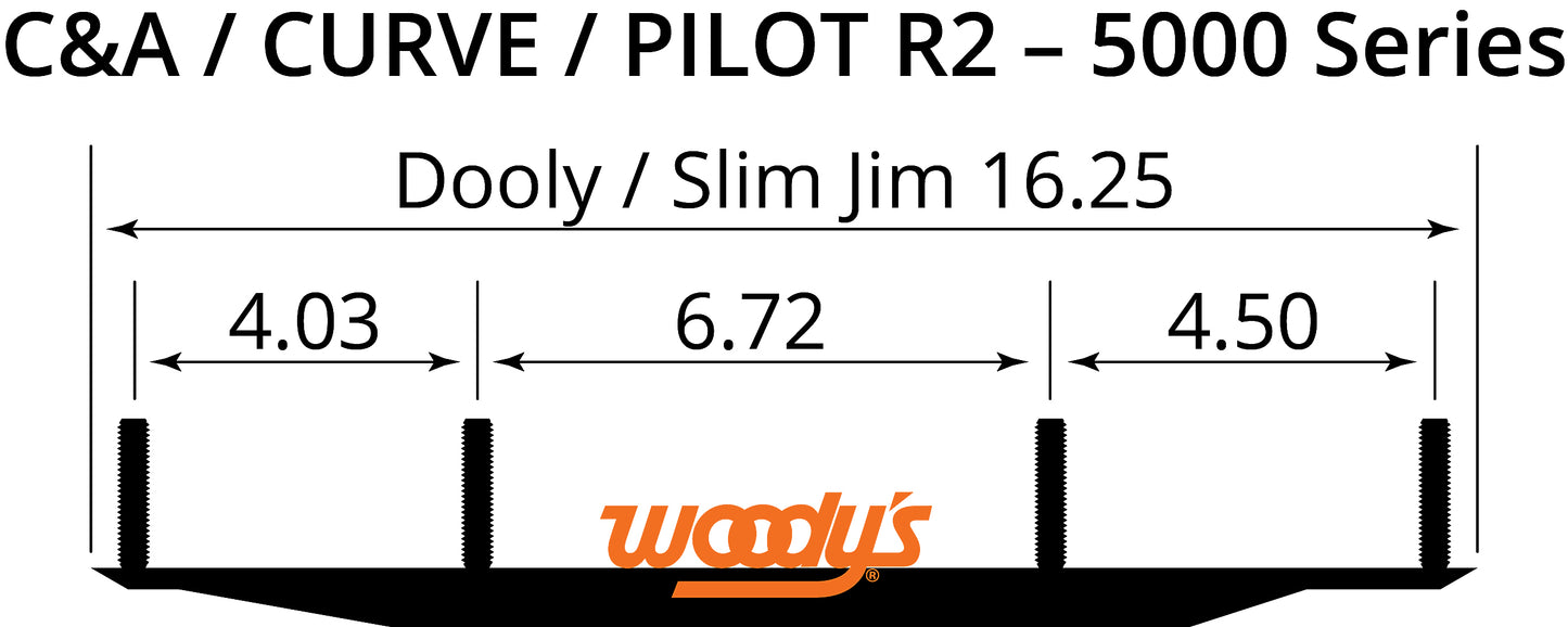 Woodys 4" Dooly Carbide Runner Woody'S 5000 Series