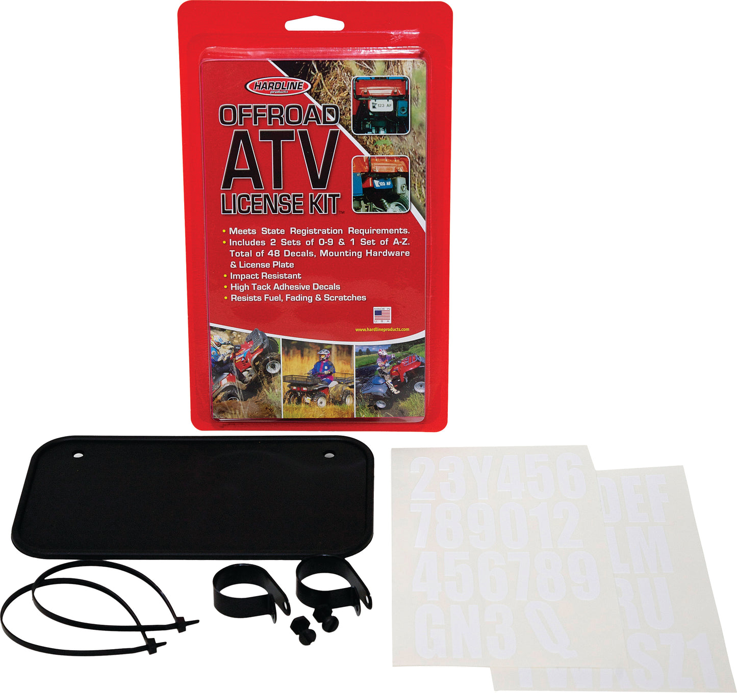 Hardline ATV License Plate Kit