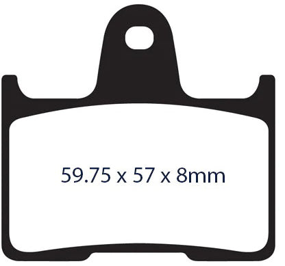 Lyndall Brakes Brake Pad Z+ Rear `14-Up Sportster