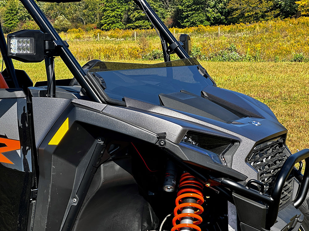 Spike Short Windshield Tinted Polaris Rzr Xp