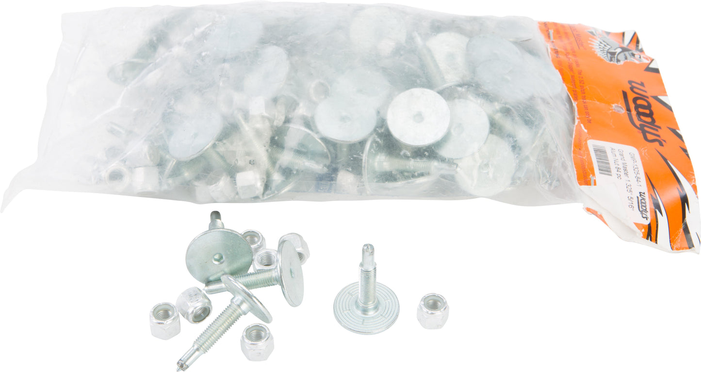 Woodys Grand Master Silver Studs 1.325" 84/Pk