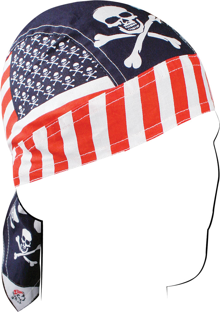 Zan Flydanna Patriotic Skull