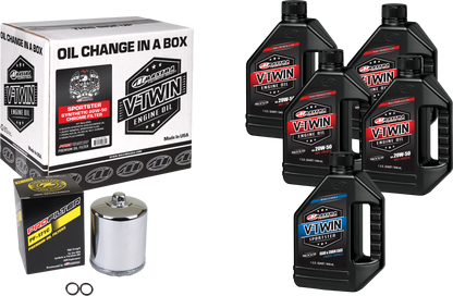 Maxima V-Twin Oil Change Kit