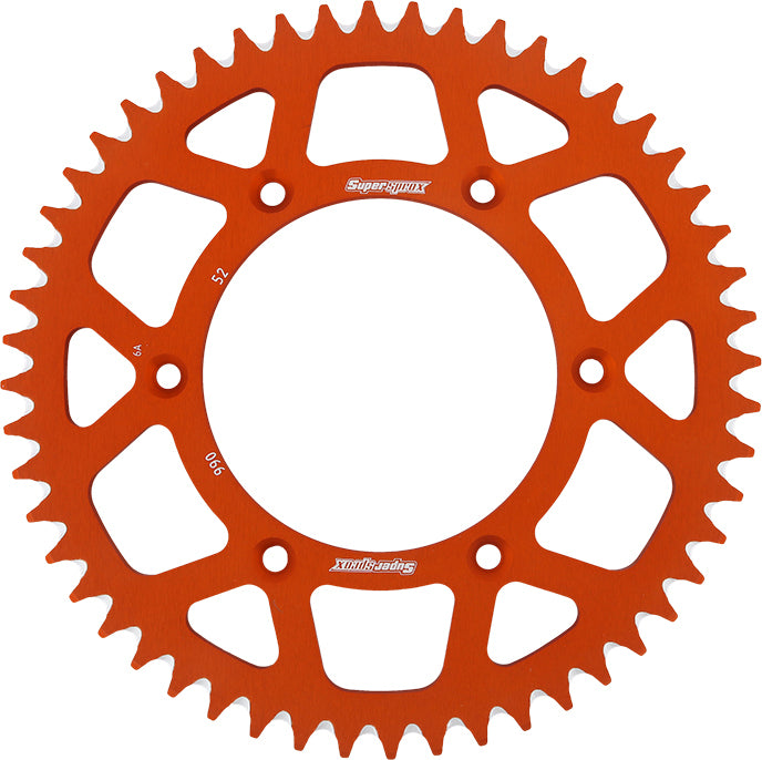 Supersprox Rear Sprocket Aluminum 52T-520 Org Hus/Husq/Ktm