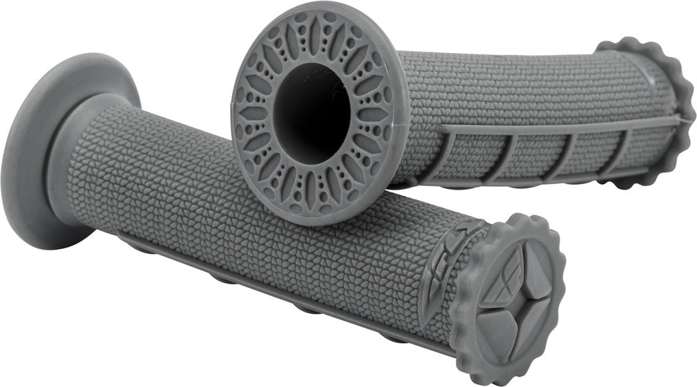 FLY RACING CONTROL ATV/BMX/PWC/SNOW GRIPS GREY HALF WAFFLE