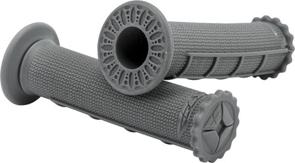 FLY RACING CONTROL ATV/BMX/PWC/SNOW GRIPS GREY HALF WAFFLE