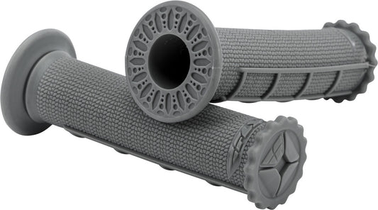 FLY RACING CONTROL ATV/BMX/PWC/SNOW GRIPS GREY HALF WAFFLE