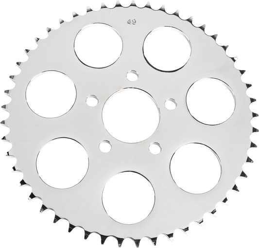 Harddrive Chrome Rear Sprocket 49T Big Twin 00-13