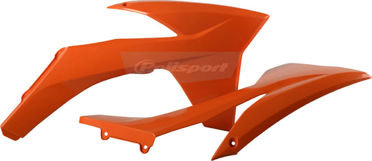 Polisport Radiator Shroud Orange • #64-04554