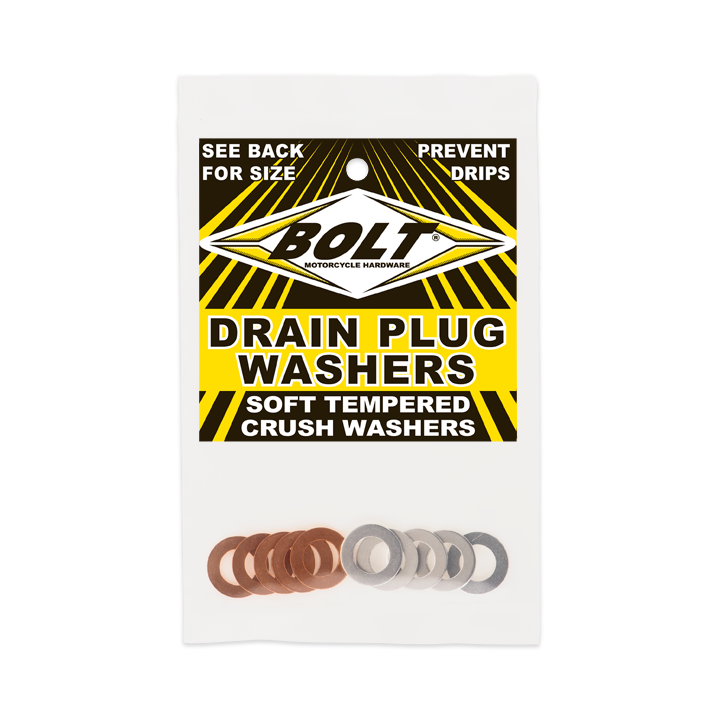 Bolt Crush Washers 10X18Mm 10/Pk 5 Aluminum & 5 Copper