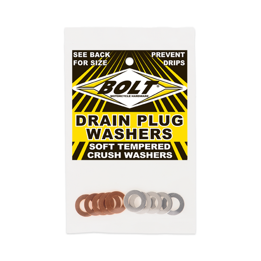 Bolt Crush Washers 10X18Mm 10/Pk 5 Aluminum & 5 Copper