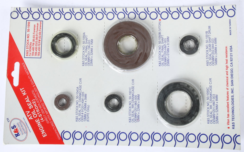 K&S Engine Oil Seal Kit • #950-1050