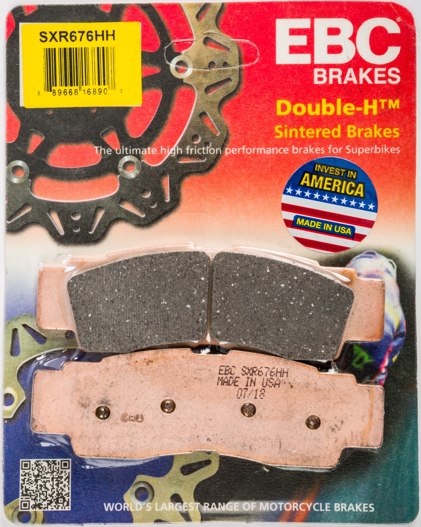 Ebc Brake Pads Sxr676Hh Sintered Sxr Series