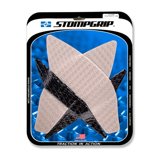 Stompgrip Tank Pad Kit Icon Clear/Black