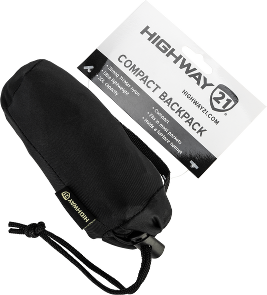 HIGHWAY 21 COMPACT BACKPACK BLACK