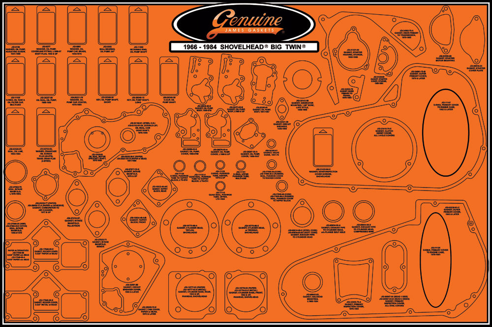 James Gaskets Gasket Display Board