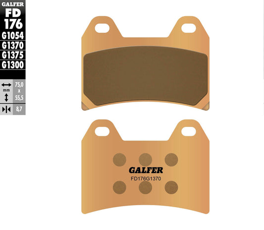 Galfer Brake Pads Sintered Fd176G1370