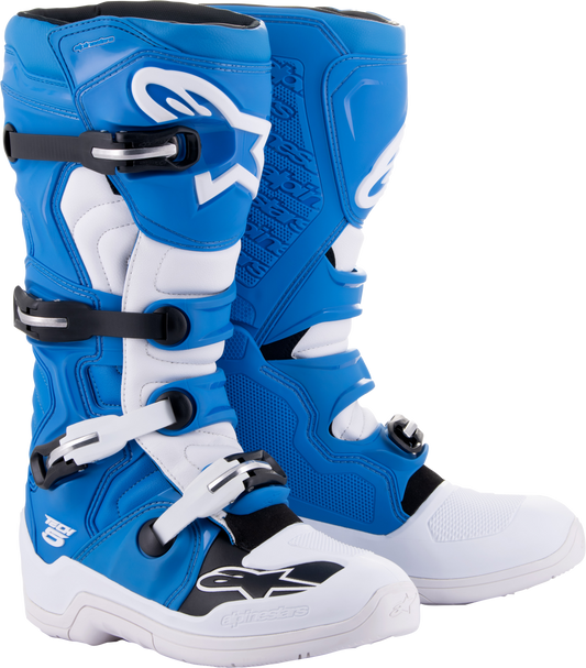 Alpinestars Tech 5 Boots Blue/White Sz 7