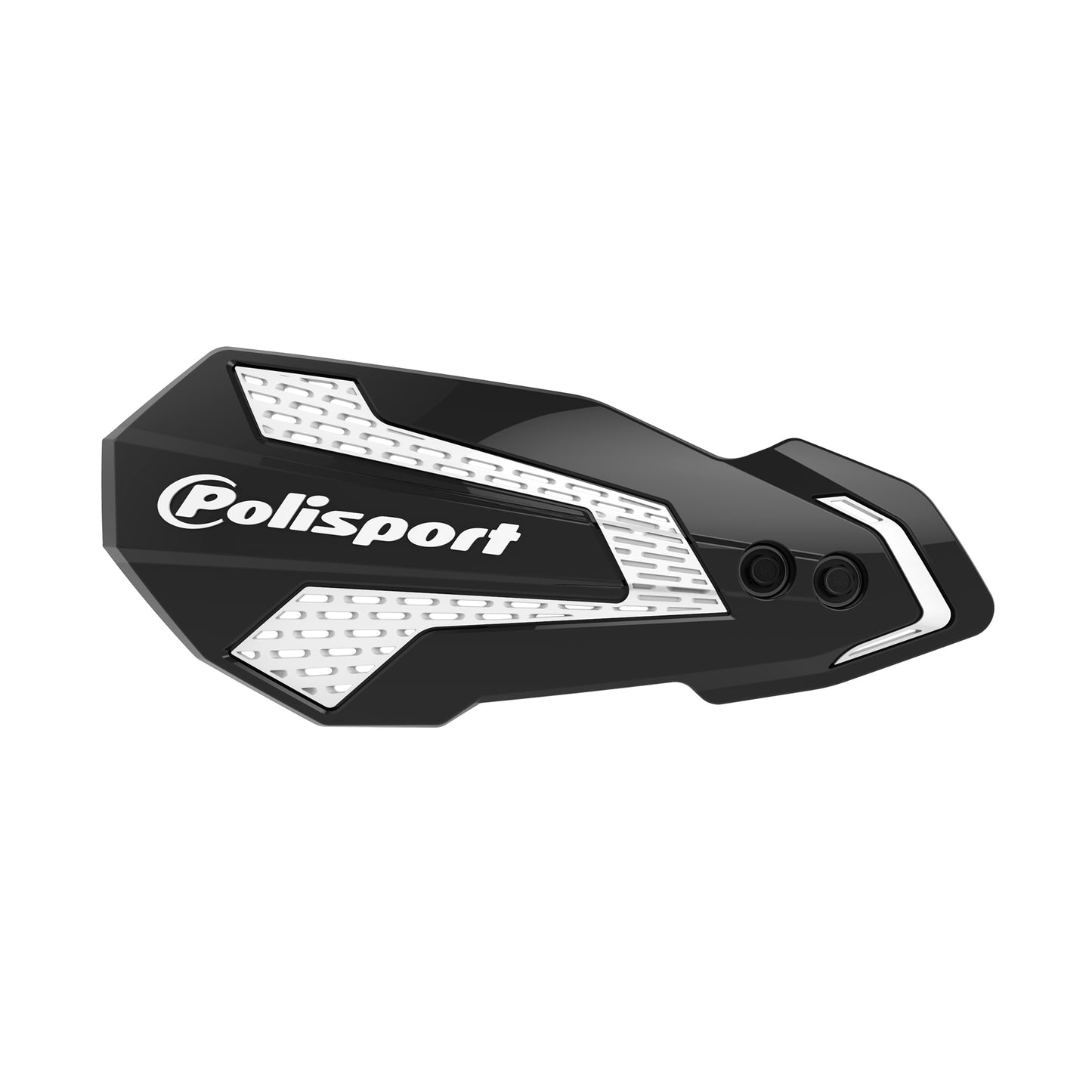 Polisport Mx Flow Handguards Black/White • #64-8308201