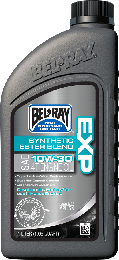 Bel-Ray EXP Semi-Synthetic Ester Blend 4T Engine Oil
