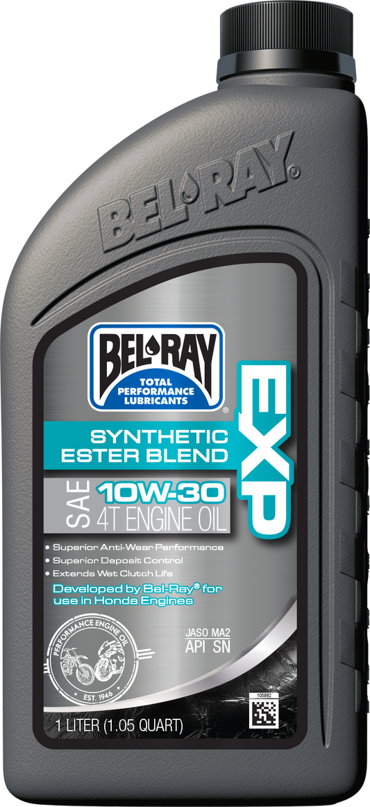 Bel-Ray EXP Semi-Synthetic Ester Blend 4T Engine Oil