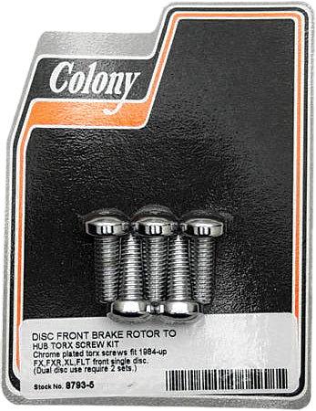 Colony Machine Brake Rotor Screw Kit