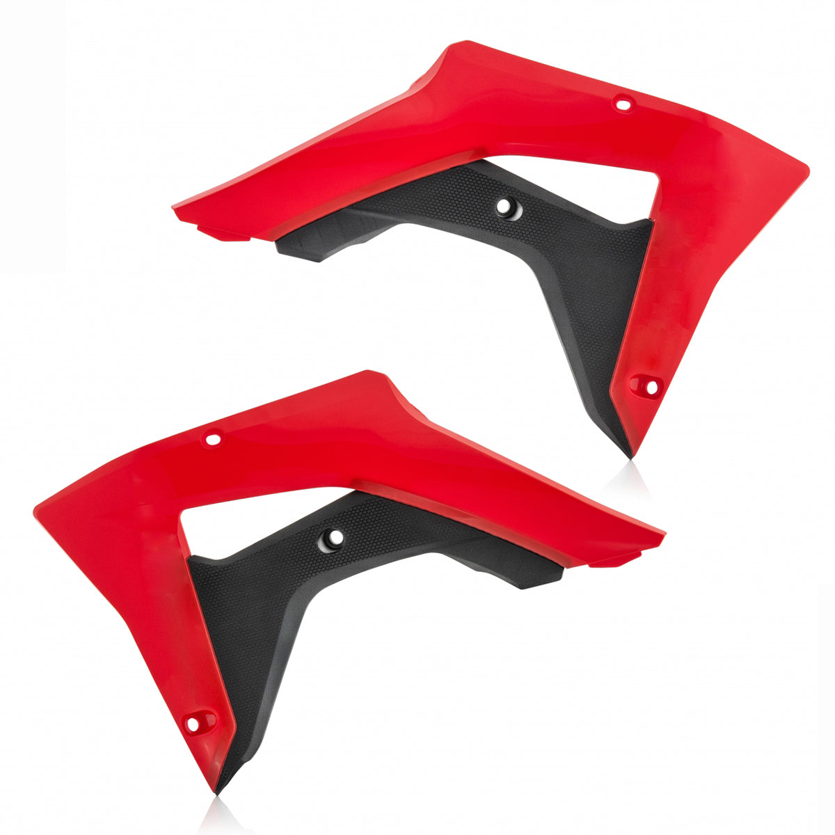 Acerbis Radiator Shrouds Red/Black