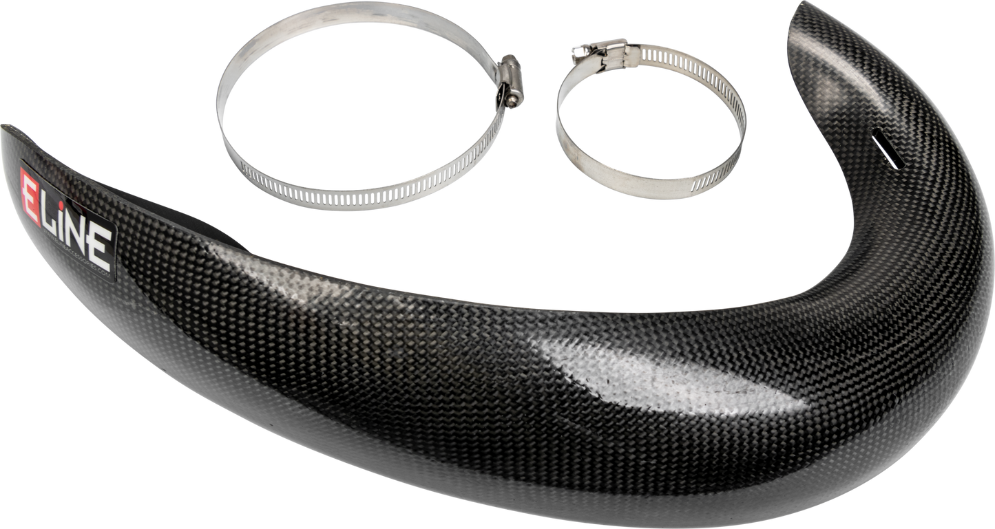 E-Line Accessories Carbon Fiber Pipe Guards Hon/Kaw/Ktm/Yam • #677-6001