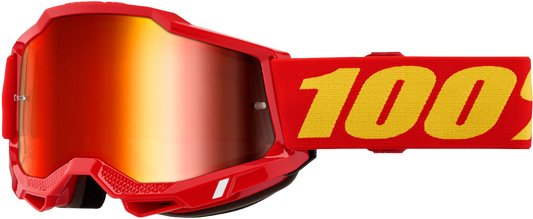 100-Percent Accuri 2 Goggle Red Mirror Red Lens