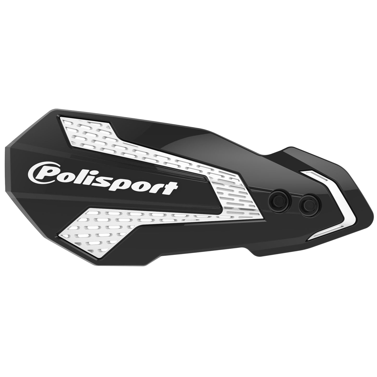 Polisport Mx Flow Handguards Black/White • #64-8308219