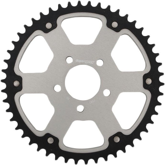 Supersprox Rear Stealth Sprocket Alu/Stl 50T-530 Slv Hd