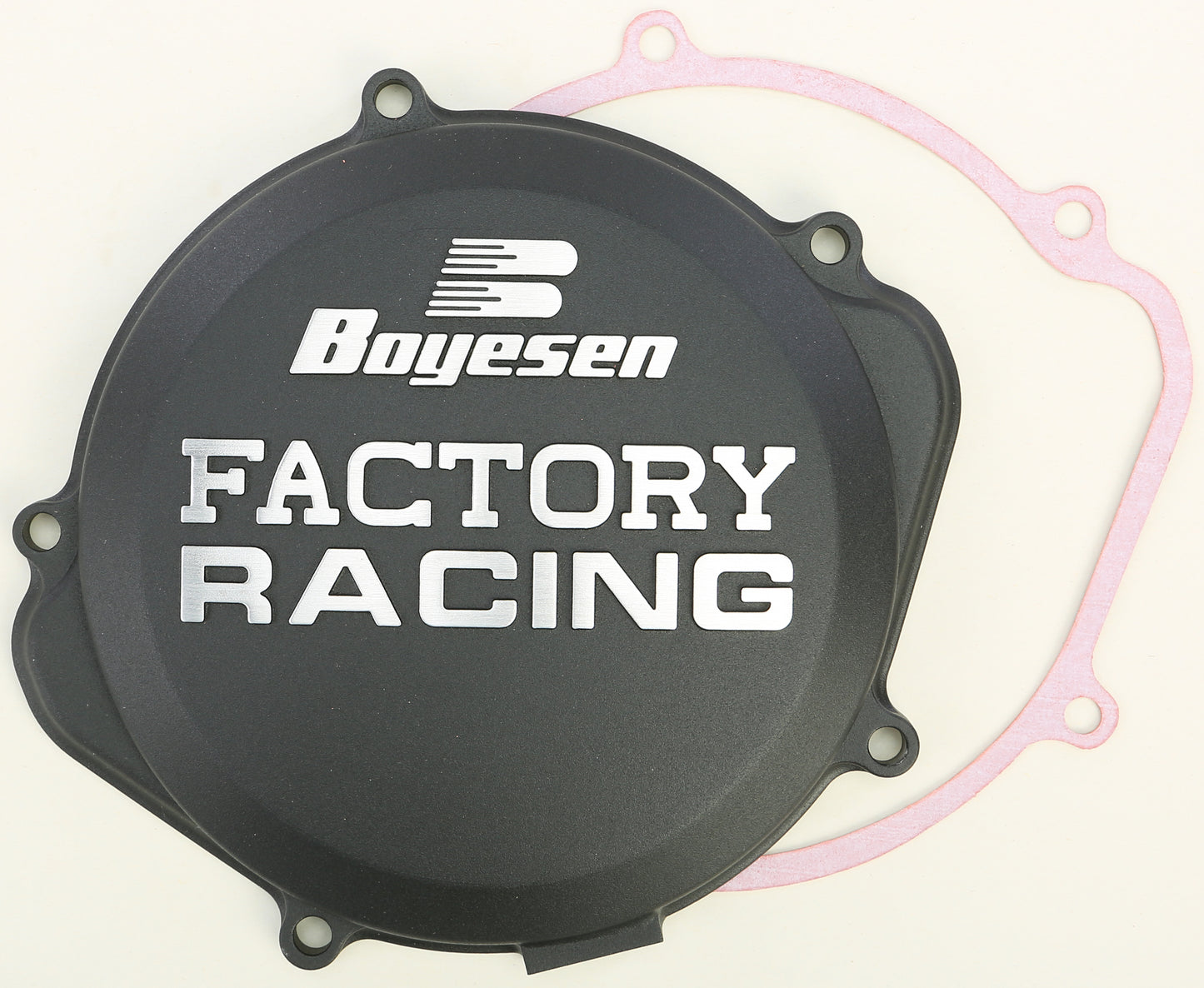 Boyesen Factory Racing Clutch Cover Black • #59-7207B