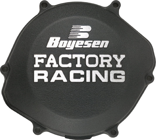 Boyesen Factory Racing Clutch Cover Black • #59-7201B