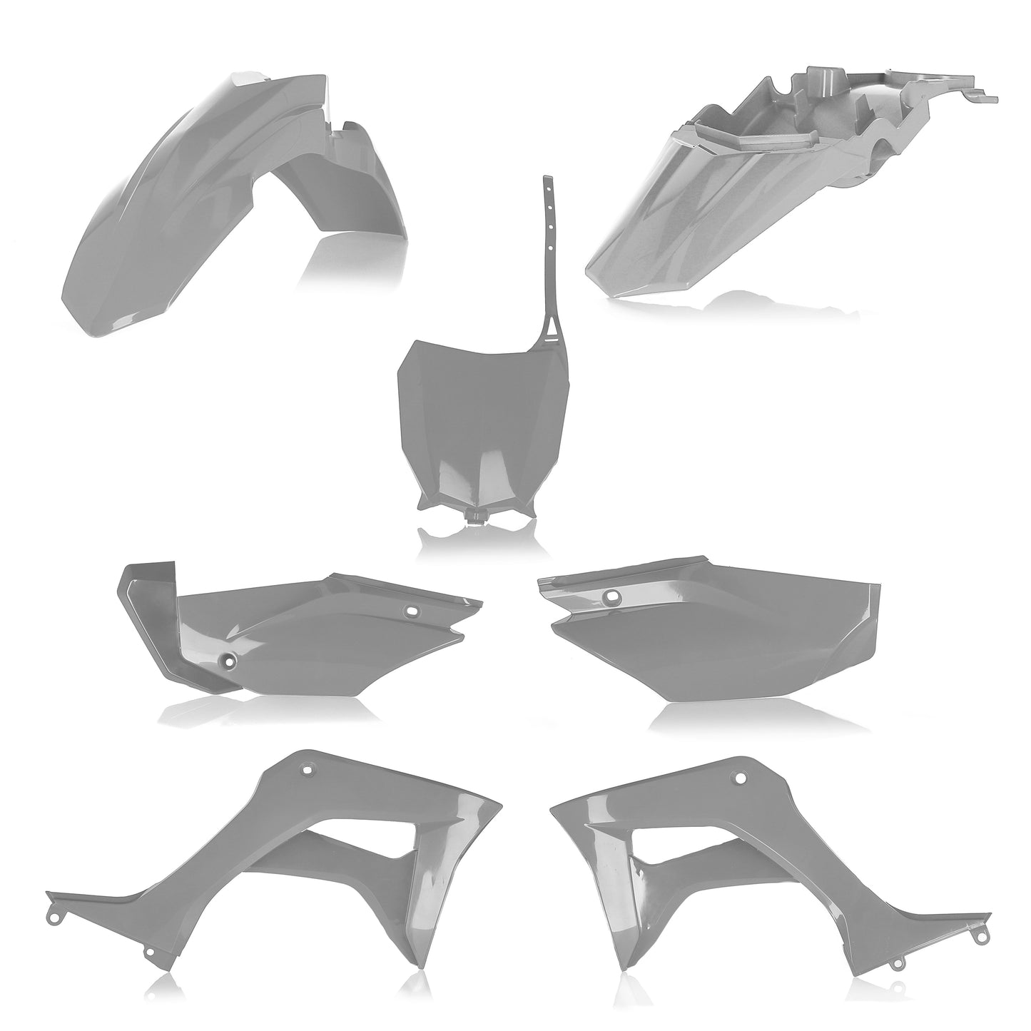 Acerbis Full Plastic Kit Hon Grey