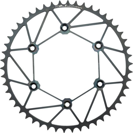 Dirt Tricks Rear Sprocket Chromoly 46T-520 Blk Ktm/Hus/Gas