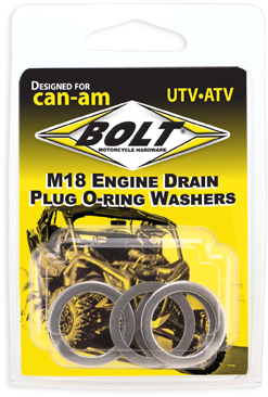 Bolt Engine Drain Plug Washer 5/pk