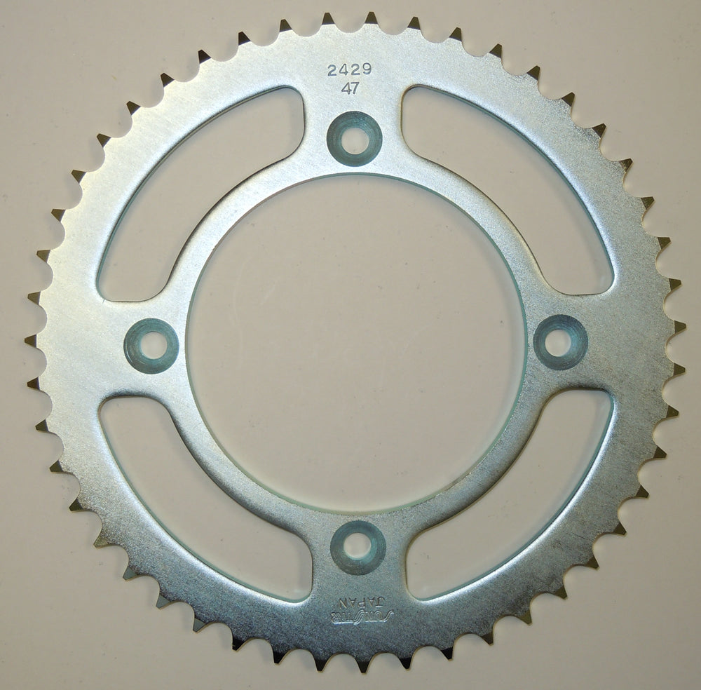 Sunstar Rear Sprocket Steel 49T-428 Suz/Yam