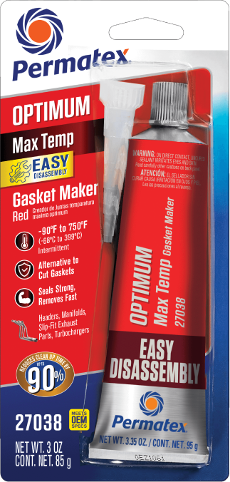 Permatex Optimum Red Max-Temp RTV Silicone