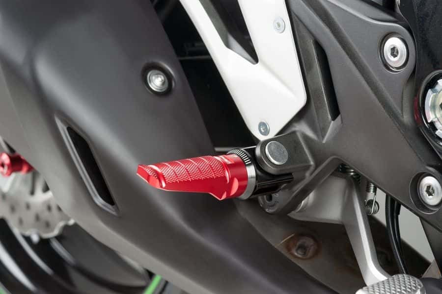 Puig Footpegs Racing Red