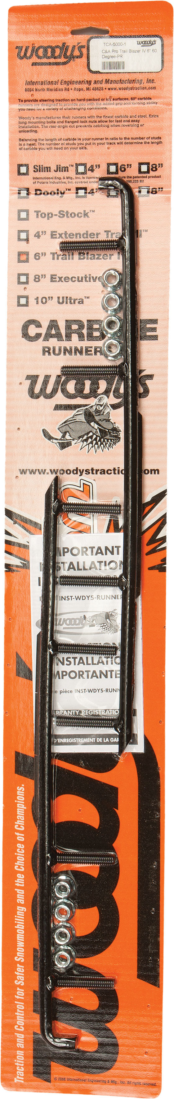 Woodys 6" Carbide Runners Slydog